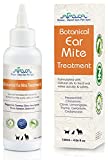 Arava Natural Ear Mite Treatment - for Dogs & Cats - Pet Ear Mites Infection Cleaner - Treat Inaccessible Areas & Prevent Infections - NOT for Cats Under 13 LBS & Puppies Under 9 Months