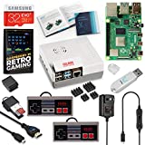 Vilros Raspberry Pi 4 4GB NES Style Retro Gaming Kit-Includes 2 NES Style Gamepads and NES Style Case (4GB RAM)
