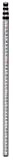 Johnson Level & Tool 40-6320 Aluminum Grade Rod, 16', 1 Rod