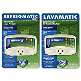 Two Electronic Surge Protector ComboRefrigmaticforRefrigerators andLavamaticfor Washing Machines