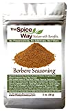 The Spice Way Ethiopian Berbere  Mildly Hot Ethiopian Traditional Spice Blend. No Additives, No Preservatives, No Fillers, just spices we grow in our farm Resealable Bag 2oz