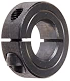 Climax Part 1C-075, Mild Steel, Black Oxide Plating, Clamping Collar, 3/4 inch bore, 1 1/2 inch OD, 1/2 inch Width, 1/4-28 x 5/8" Clamp Screw