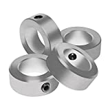 AZSSMUK 3/4" Bore Solid Steel Style Zinc Plated Set Screw Shaft Collars for Wheelbarrow,Rifle,Cart Cottar Pins