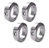 Jeremywell 3/4" Bore Stainless Steel Shaft Collars Set Screw Style (4 PCS)
