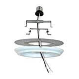 Ciata Lighting Recessed Can Light Conversion Kit to Pendant, Instant Light Conversion Kit for Light Fixtures in White Finish  1 Pack