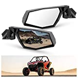 KIWI MASTER Side Mirrors Compatible for 2020-2023 Polaris RZR Pro XP, Pro R, Turbo R / 4 Accessories Adjustable Folding Rear View Racing Mirror 2883762