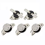 RuiLing 5-Pack KSD301 150 Degrees Centigrade Thermostat Thermal Control Switch 250V 10A Normally Closed NC Thermostat Temperature Switch