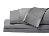 SHEEX Original Performance Sheet Set with 2 Pillowcases, Ultra-Soft Fabric Cooling and Breathes Better Than Traditional Cotton, Graphite, Queen