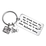 You Already Have the Key to My Heart So Here’s One to Our Place Housewarming Gifts Boyfriend Girlfriend Keychain Valentine Gifts for Men (key to my heart)