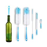 Bottle Brushes, Bottle Brush Cleaner Pack - 16 Inch Long Water Straw Cleaning Brush Kitchen Wire Scrub Set for Washing, Wine Decanter, Baby, Pipes, Hydro Flask Tumbler, Sinks, Beer Brewing Supplies