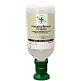 Plum Plus Rinse 45981-2 Sterile Saline Eyewash Solution Bottle 500 mL, 8.5" Height, 3" Wide, 3" Length, 16.9 fl. oz, Plastic (Pack of 2)