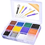 Pointool Heat Shrink Tubing Kit-Wire Shrink Wrap Tubing Wire Heat Shrink Tube Kit Insulation Electrical Colored Assorted Heat Shrink Tubing Assortment Electronics for Wires(Shrink Ratio2:1,650Pcs)