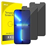 JETech Privacy Screen Protector for iPhone 13 Pro Max 6.7-Inch, Anti Spy Tempered Glass Film, 2-Pack