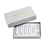 WEST TUNE 7Pcs Different Sizes PTFE Magnetic Stirrer Mixer Stir Bar,Laboratory Stir Bars Set for Multiple Capacity