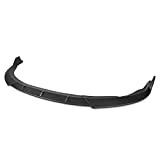 3Pcs STP-Style Car Front Bumper Lip Spoiler Wing Body Kit Compatible with Toyota Camry 15-17, Matte Black