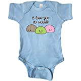 inktastic I Love You So Mochi Infant Creeper 6 Months Light Blue 1f94c