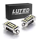 LUYED 2 X 640 Lumens Extremely Bright 3020 12-EX Chipsets 1.25 inches DE3175 DE3021 DE3022 3175 LED Bulbs Used For Dome light,Xenon White