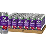 V8 +Energy, Healthy Energy Drink, Steady Energy from Black and Green Tea, Pomegranate Blueberry, 8 Ounce Can ,Pack of 24