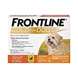 FRONTLINE® Gold for Dogs Flea & Tick Treatment, 5-22 lbs, 3ct