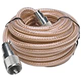 RoadPro RP-8X12CL Clear 12' CB Antenna with Mini-8 Coax Cable