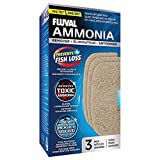 Fluval 107/207 Ammonia Remover Pad, Replacement Aquarium Canister Filter Media, 3-Pack