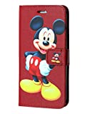 iPhone 8 Plus Wallet Case, DURARMOR Red Mickey Mouse Premium PU Leather Wallet Case with ID Credit Card Cash Slots Flip Stand Wrist Strap Cover Carrying Case for Red Mickey Mouse