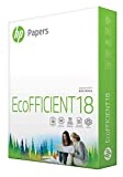 HP Printer Paper | 8.5 x 11 Paper | EcoFFICIENT 18 lb | 1 Ream - 500 Sheets | 92 Bright | Made in USA - FSC Certified | 088369R