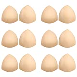 Awpeye Bra Pads Inserts 6 Pairs, Bra Cups Inserts, Removable Breast Enhancers Inserts for Women (Beige)