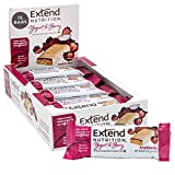 Extend Nutrition Protein Bars for Diabetics, Low Carb, High Protein Healthy Snacks, No Added Sugar Keto Bars, Ideal To Help Blood Sugar Support, Diabetes Snacks for Adults and Kids, Yogurt and Berry, 15 Count)