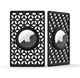 DLENP Airtag Wallet Holder for Apple Tag,2 Packs Air tag Holder,Flex Credit Card Size Air Tags Case