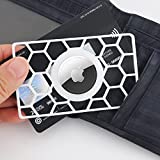 0.1inch Thin Card Case for Apple AirTag Tag Card Flex Credit Card Size Wallet Case Holder for AirTag for Purse, Handbag, Backpack Wallet, Clutch
