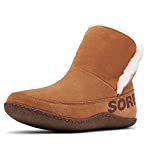 Sorel Women's Nakiska Bootie Slippers, Camel Brown, 8 Medium US