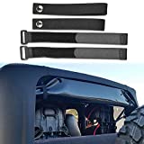 Sukemichi Soft Top Sunrider Straps, Tie Down Straps for Jeep Wrangler TJ JK JL 1997-2020 (4 pack)