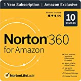 Norton 360 for Amazon 2021 â€“ Antivirus software for up to 10 Devices with Auto Renewal