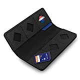 MegaGear Leather SD Card Holder with 12 Card Slots - Black (MG1710)