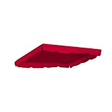 BenefitUSA Canopy ONLY Outdoor Patio Swing Canopy Replacement Porch Top Cover for Seat Furniture (77"x43", Burgundy)