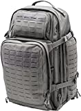 LA Police Gear Atlas 72H MOLLE Tactical Backpack for Hiking, Rucksack, Bug Out, or Hunting-Grey