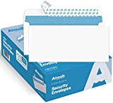 #10 Security Self-Seal Envelopes, Windowless Design, Premium Security Tint Pattern - EnveGuard - Size 4-1/8 x 9-1/2 Inches - White - 24 LB - 500 Count (Self-Seal)