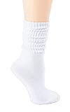 Slouch Socks Lightweight Size 9-11 (White, 1)