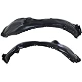 Evan-Fischer Splash Shield Front Left and Right Side Fender Liner Set of 2 Plastic Sedan Compatible with Toyota Camry 12-14 L/LE/XLE/Hybrid Models