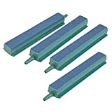 Pawfly 4 PCS Air Stone Bar 4 Inch Bubble Release Mineral Blue Airstones for Fish Tank Aquarium Pump