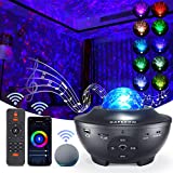 Star Projector, Galaxy Star Night Light Projector Working with Smart App & Alexa, 10 Color Music Starry Light Projector with Remote & Bluetooth, Borealis Light Projector for Bedroom Kids Adults