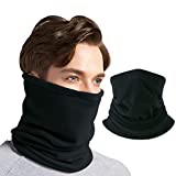CUIMEI Fleece Neck Warmer Gaiter - Ski Face Mask Winter Neck Gaiter for Motorcycle Running Cycling
