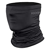 Cooling Neck Gaiter Bandana Face Mask for Men Neck Gaiters Summer Half Face Scarf Cover Sun UV Protection for Cycling Fishing Black