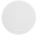 Polk Audio 70-RT 3-Way In-Ceiling Speaker (2.5” Driver, 7” Sub) - The Vanishing Series | Power Port | Paintable Grille | Dual Band-Pass Bass Ports White