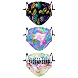 Tampa Bay Buccaneers NFL Neon Floral 3 Pack Face Cover