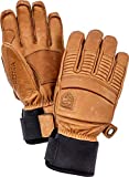 Hestra Leather Fall Line - Short Freeride 5-Finger Snow Glove with Superior Grip for Skiing, Snowboarding and Mountaineering - Cork - 9