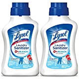 Lysol Laundry Sanitizer Additive, 0% Bleach, Crisp Linen Scent, 41 oz (Pack of 2)