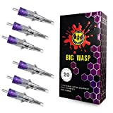 BIGWASP 4th Generation Premium Tattoo Needle Cartridges #12 Standard 7 Curved Magnum (7RM) 20Pcs