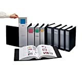 ProFolio by Itoya, SpringPost Binder - 5 Interchangeable Color-Coded Spines and 5 Tabbed Dividers , 4" Paper Capacity